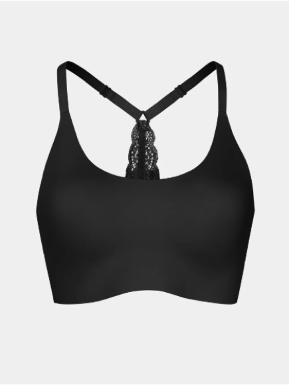 Knix Knixy Lace Racerback bralette, in the color Daylight - Picture 4 of 8